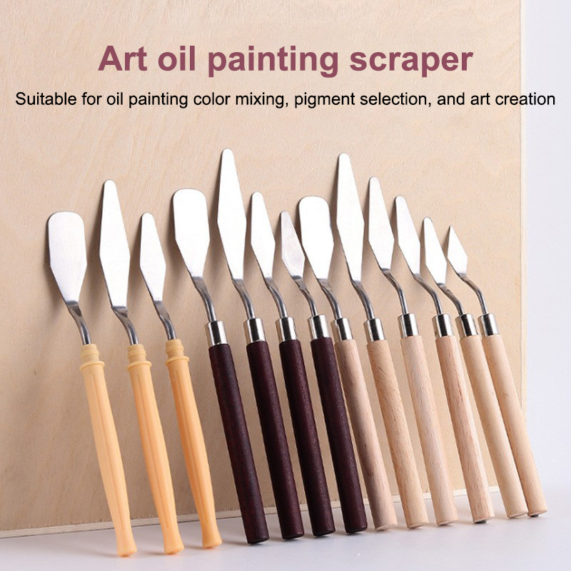 Painting Knife Palette - 【Happy】Набор из 7 штук: ножи для