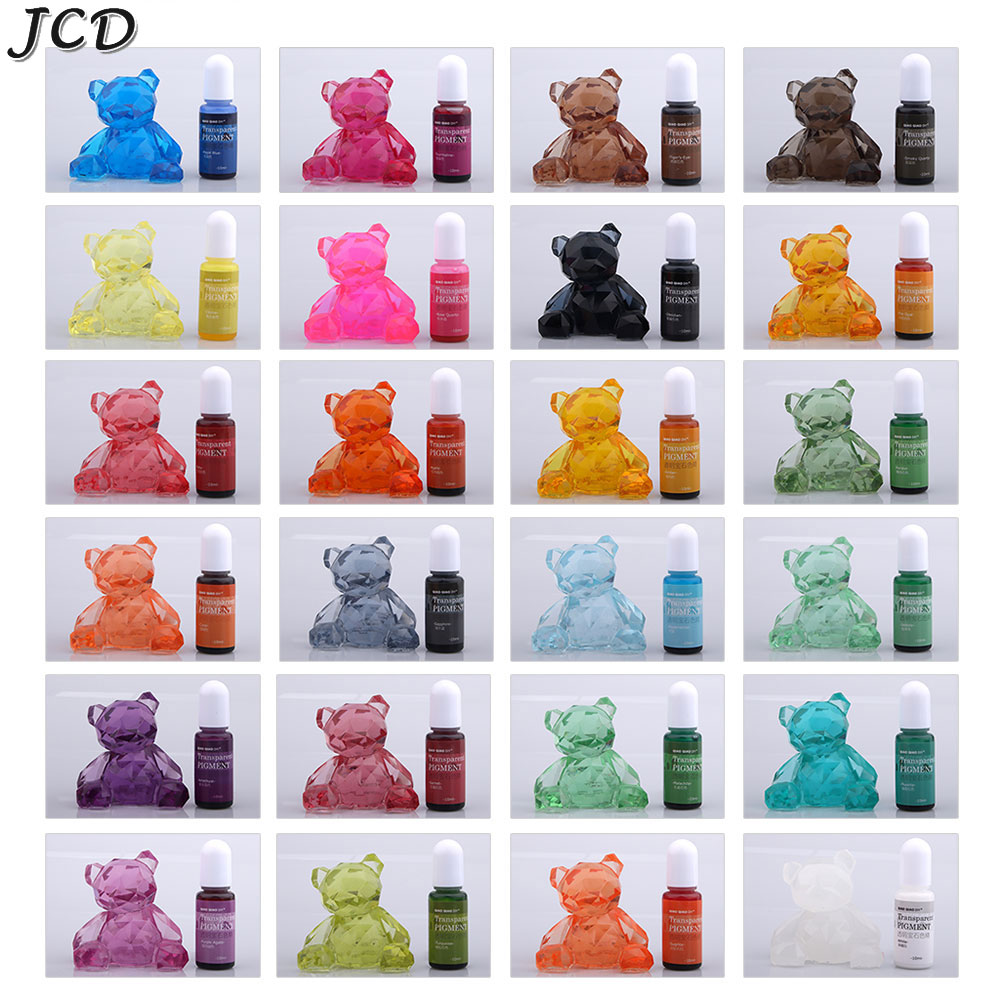 Alcohol Ink Set - JCD 24 цвета 10 мл прозрачный