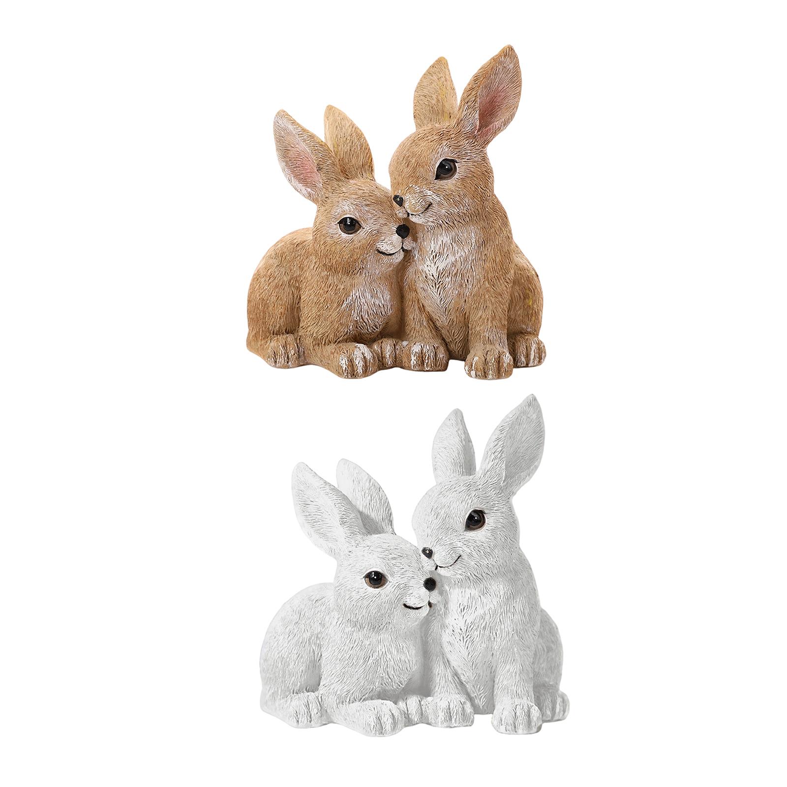 Art Craft Rabbit - Статуя кролика, пасхальное украшение, очаровательный идеальный