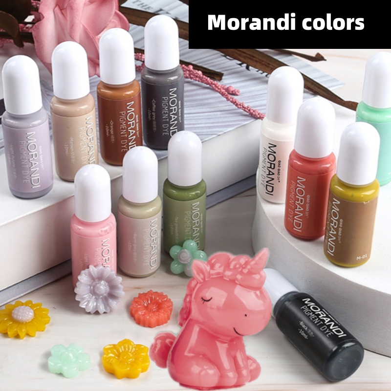 Alcohol Ink Set - 24 цвета Morandi непрозрачный цветной пигмент