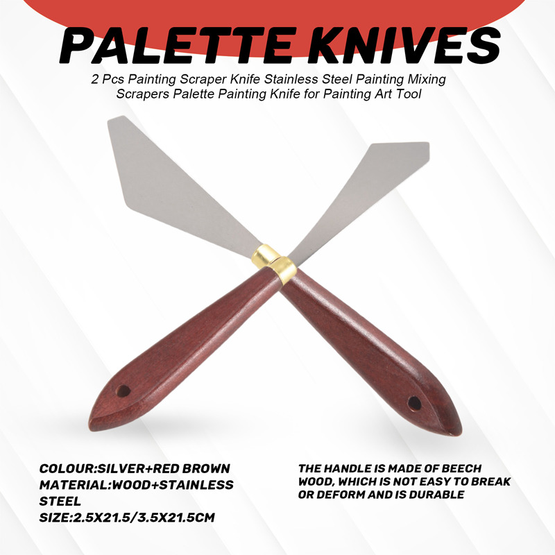 Painting Knife Palette - Набор из 2 шпателей-ножей для рисования