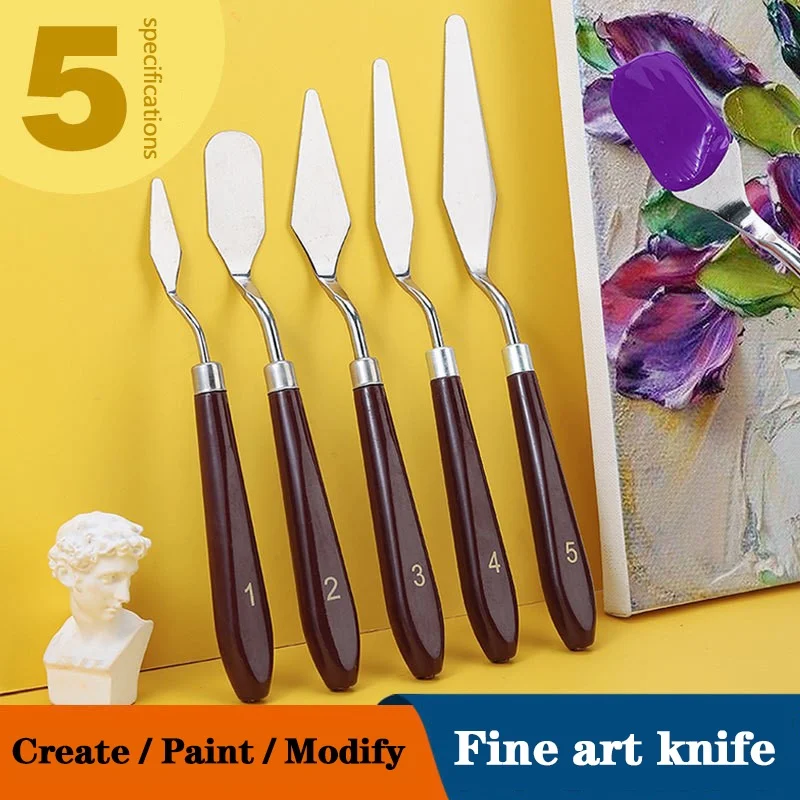 5/7 шт. набор художественная к – обзор и цена Painting Knife Palette