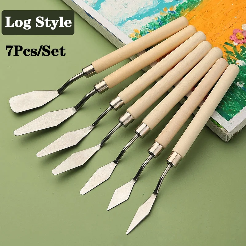 5/7 шт. набор художественная к – обзор и цена Painting Knife Palette