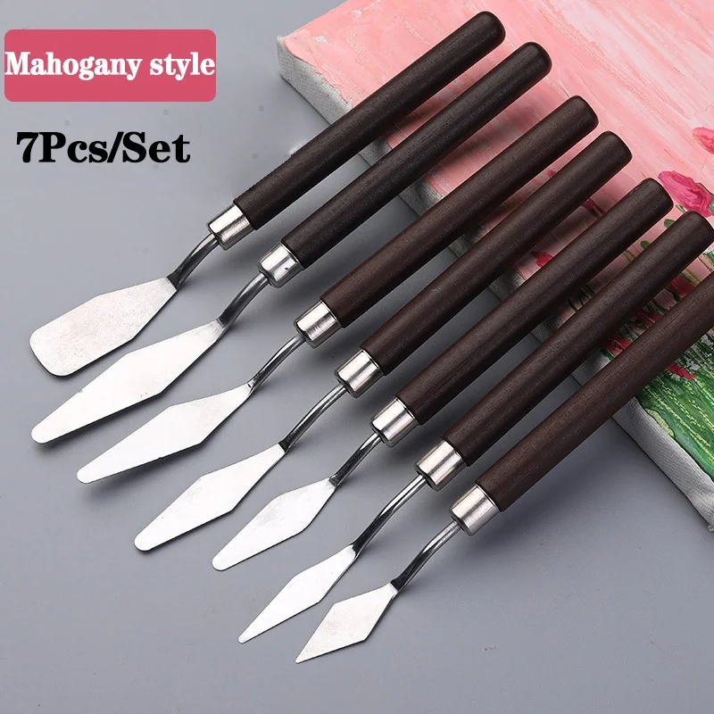 5/7 шт. набор художественная к – обзор и цена Painting Knife Palette