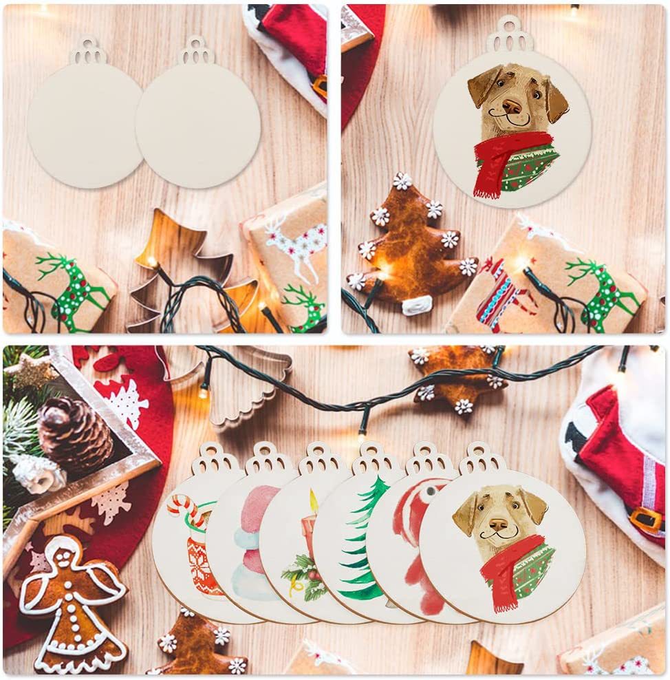 10/20/50 шт. DIY деревянные ро – обзор и цена Art Craft New Year