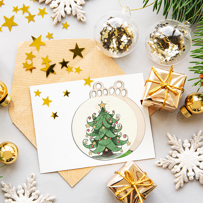 10/20/50 шт. DIY деревянные ро – обзор и цена Art Craft New Year