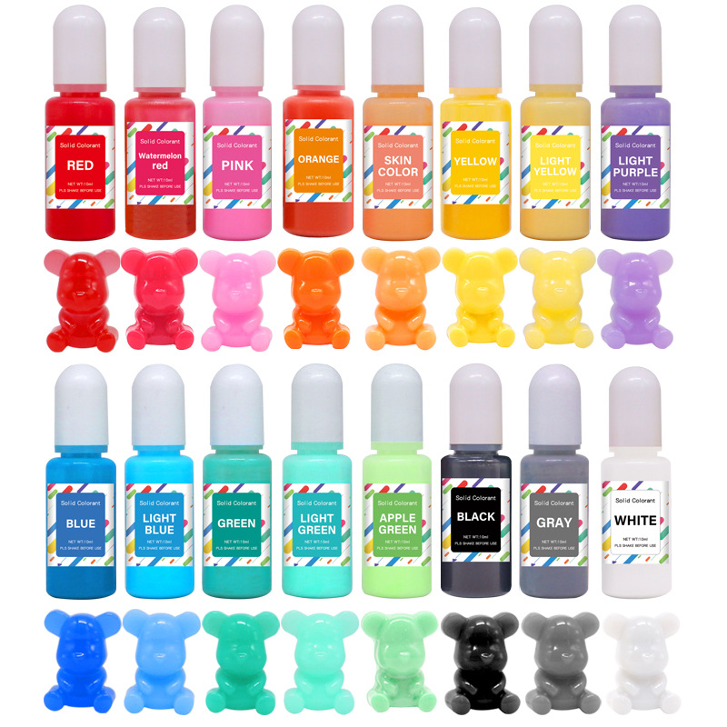 DIY Набор пигментов из эпоксид – обзор и цена Alcohol Ink Set