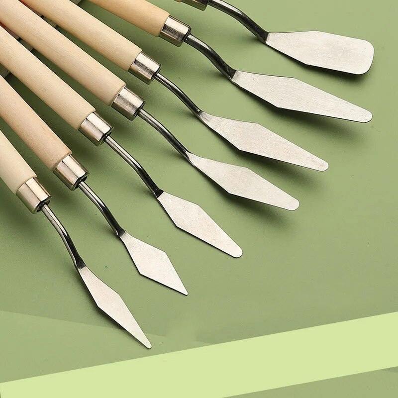 Набор из 7 шпателей для маслян – обзор и цена Painting Knife Palette