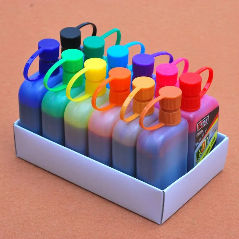 Бутылка для спирта, 12 цветов, – обзор и цена Alcohol Ink Set