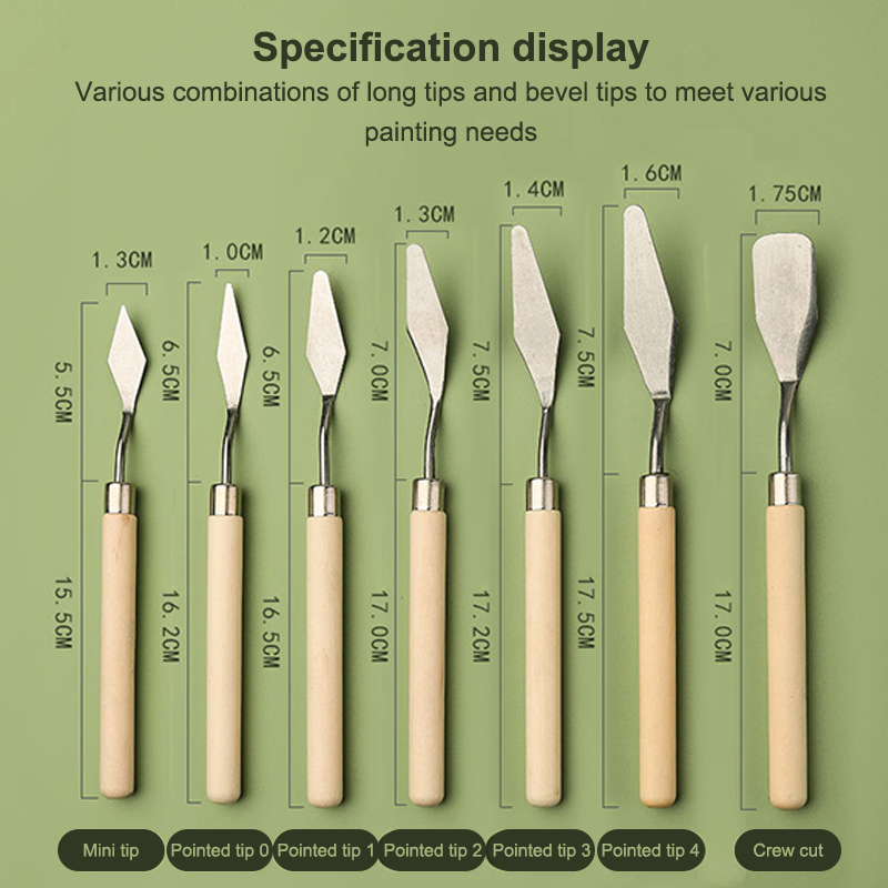 ★ ▲ Набор из 7 штук: Ножи для  – обзор и цена Painting Knife Palette
