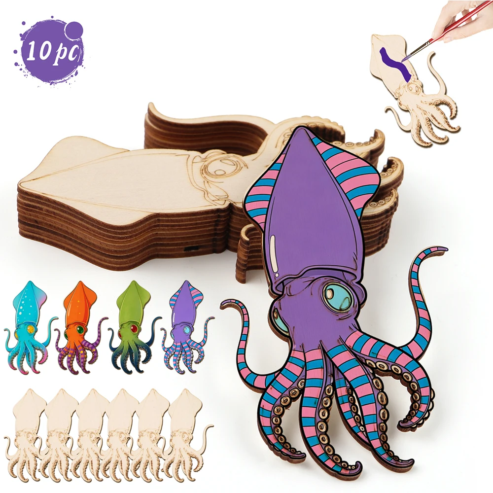 Набор из 10 деревянных заготов – обзор и цена Art Craft Diy