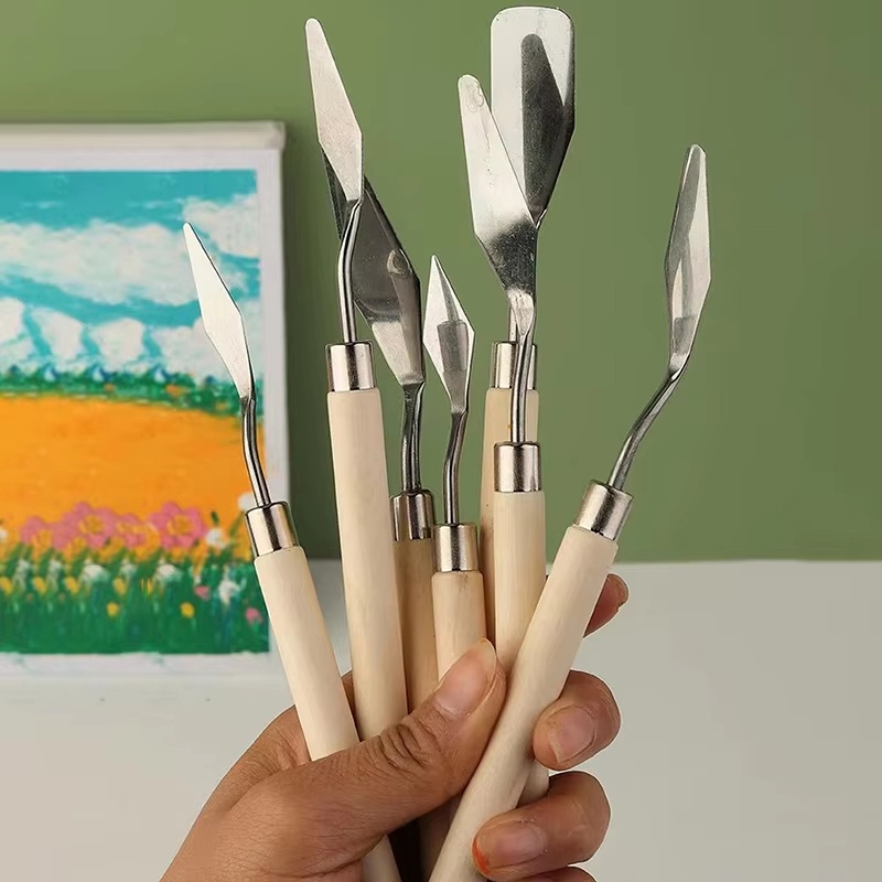 7 шт., мастихин из нержавеющей – обзор и цена Painting Knife Palette
