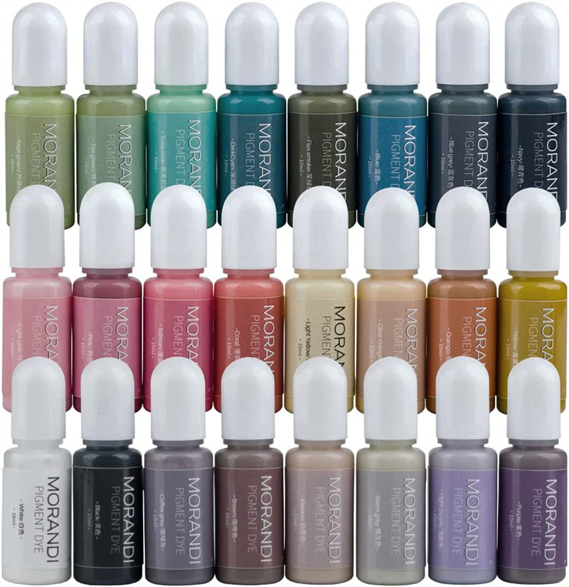 24 цвета Morandi непрозрачный  – обзор и цена Alcohol Ink Set