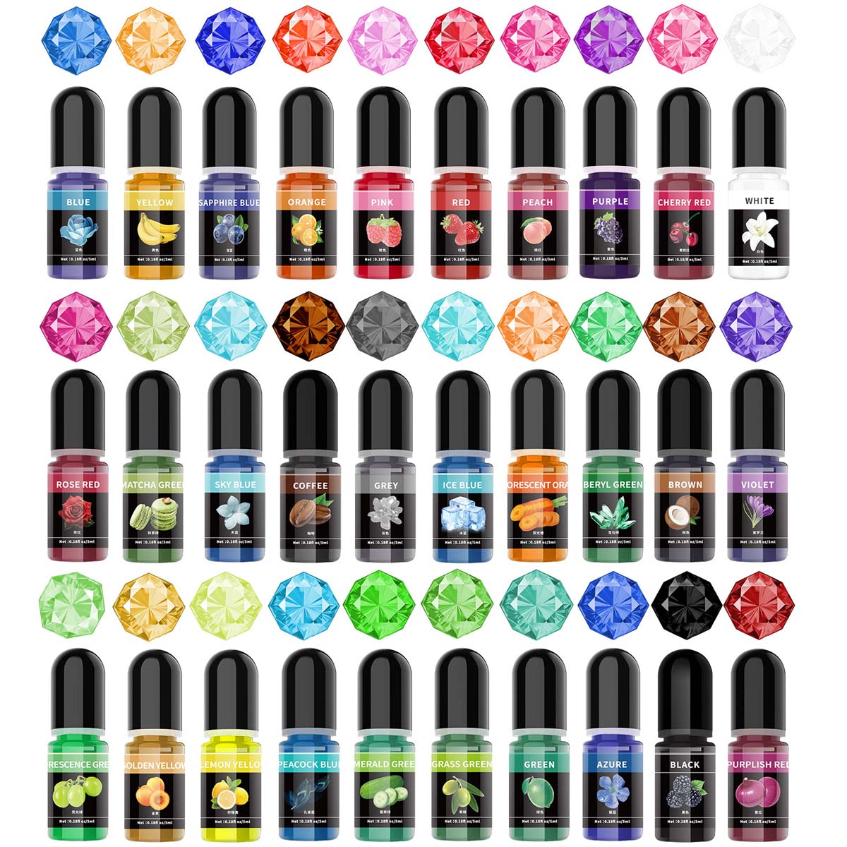 5 мл/бутылка, пигмент из эпокс – обзор и цена Alcohol Ink Set