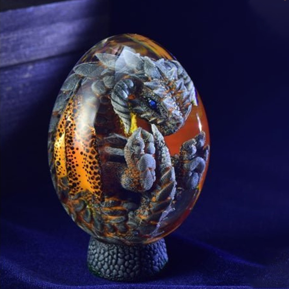 Lava Dragon Egg украшение стат – обзор и цена Art Craft Dinosaurs