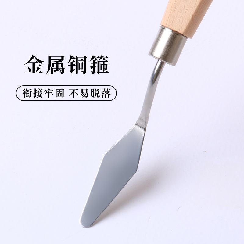 Деревянный шпатель для масляно – обзор и цена Painting Knife Palette