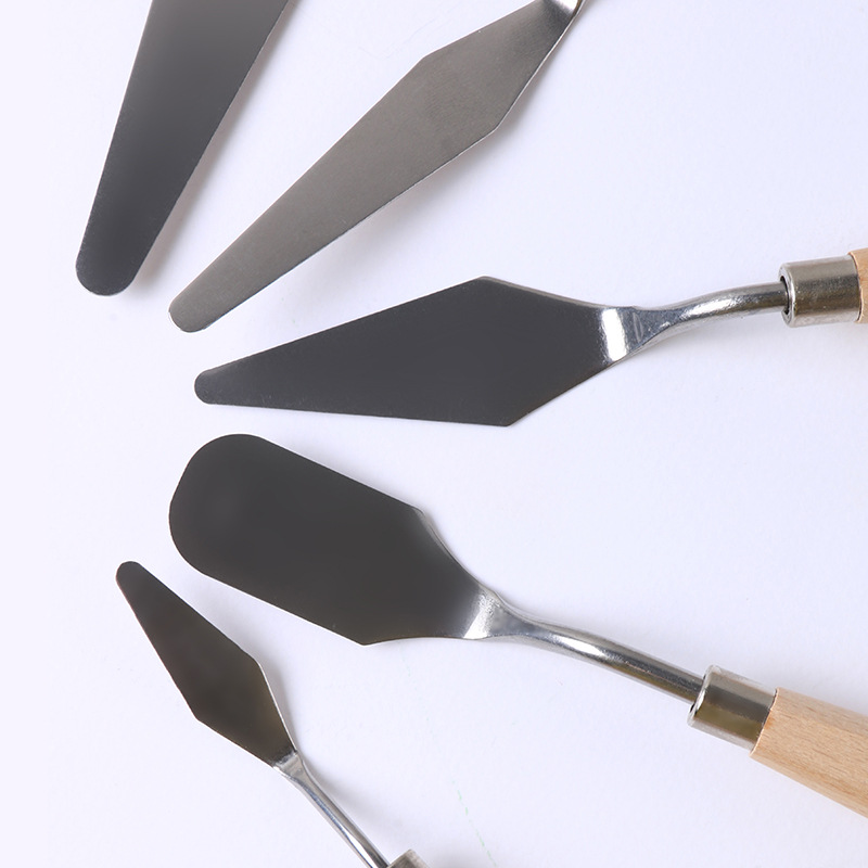 Деревянный шпатель для масляно – обзор и цена Painting Knife Palette